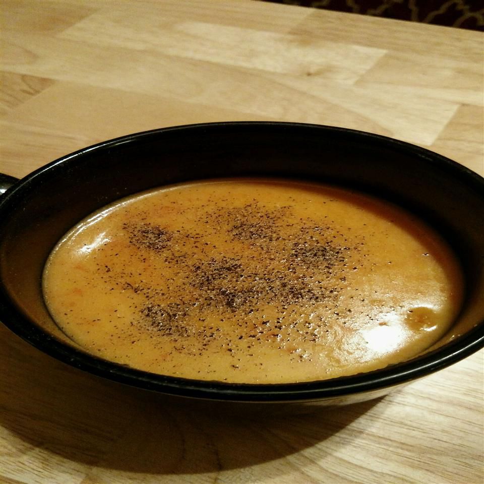Легкий веганский суп из сквоша