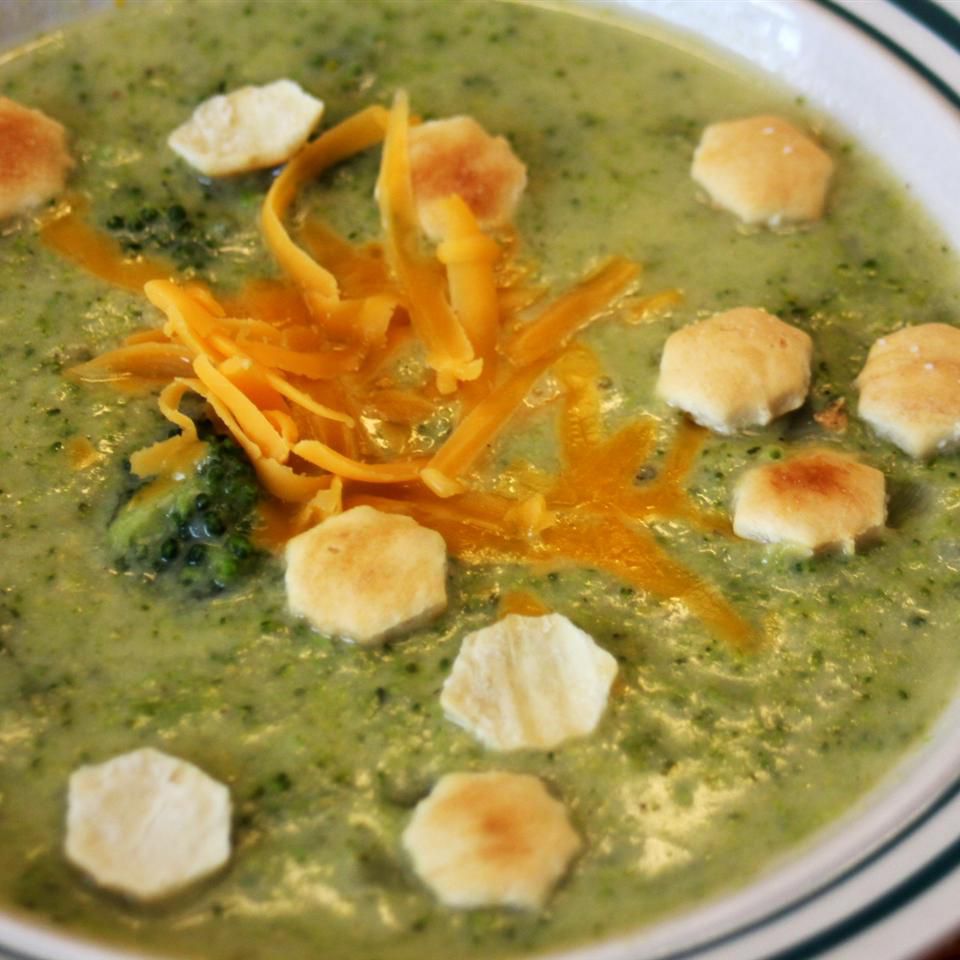 Крем из супа брокколи