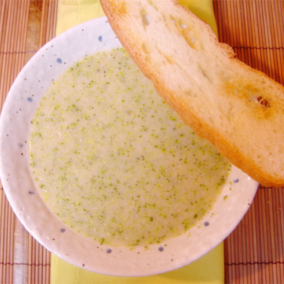 Гурманный крем из супа из брокколи